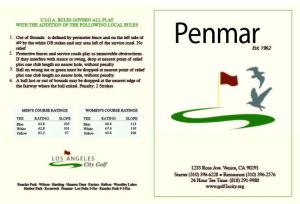 Penmar Golf Course L A City Golf Courses Penmar Golf Course L A City Golf Courses